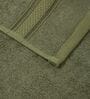 Green 100% Cotton 600 Gsm Face Towel 4 Pc