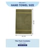 Green 100% Cotton 600 Gsm Hand Towel