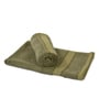 Green 100% Cotton 600 Gsm Hand Towel
