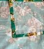 Green Floral 100% Cotton 300 GSM Single Bed Dohar