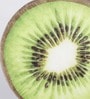 Green Cotton Kiwi Shaped Cushion