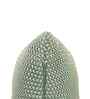 Green 100% Cotton Knitted Purl 16X16 Inches Knitted Cushion Cover