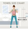 Green Solid 450 GSM Cotton Towel Sets (Set of 10)