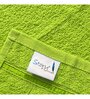 Green Solid 450 GSM Cotton Towel Sets (Set of 10)