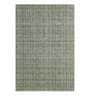 Green Solid 100% Wool 5 ft x 7 ft Hand Tufted Carpet