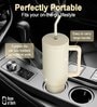 Green 1200ml Stainless Steel Double Insulated Leak Proof Coffee Tumbler with Lid & Straw
