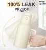 Green 1200ml Stainless Steel Double Insulated Leak Proof Coffee Tumbler with Lid & Straw