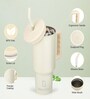 Green 1200ml Stainless Steel Double Insulated Leak Proof Coffee Tumbler with Lid & Straw