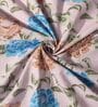 Green 144TC Cotton Flat Super King Bedsheet with 2 Pillow Covers