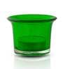 Green Glass Votive & Tea Light Holders (Pack Of 6)