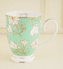 Dylan 250ml Green & White Bone China Coffee Mug