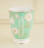 Dylan 250ml Green & White Bone China Coffee Mug