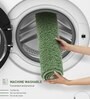 Green Absorbent and Quick-Dry Polyester Bath Mats 38x58 cm