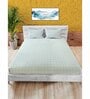Green Abstract 180 TC Cotton King Bedsheet with 2 Pillow Covers