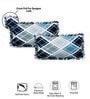 Green Abstract 260 Tc Polycotton King Fitted Bedsheet With 2 Pillow Covers