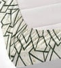 Green Abstract 260 Tc Polycotton King Fitted Bedsheet With 2 Pillow Covers