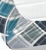 Green Abstract 260 Tc Polycotton King Fitted Bedsheet With 2 Pillow Covers