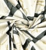 Green Abstract 260 Tc Polycotton King Fitted Bedsheet With 2 Pillow Covers