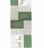 Green Abstract Cotton Blend 7 Pcs Christmas Table Linen Set