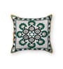 Green Abstract Cotton Hand Crafted Cushion Covers