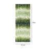 Green Abstract Polyester AntiSkid Bathmat