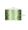 Green Abstract Polyester AntiSkid Bathmat