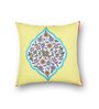 Green Floral Poly Cotton 16 x 16 Inch Cushion Covers (Set of 3)