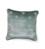 Green Abstract Velvet Hand Crafted Cushion Covers