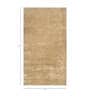 Green Abstract Viscose 5 ft X 8 ft Hand Tufted Rectangle Carpet