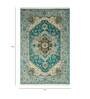 Green Traditional Wool 8 x 10 ft Hand Knotted Carpet