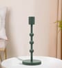 Green Aluminium Candle Holder