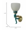 Como Green Aluminium Wall Sconces