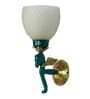 Como Green Aluminium Wall Sconces
