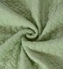 Green and Brown Polyester Solid 200 GSM Double Bed Comforter