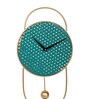 Green & Gold Oval Table Clock