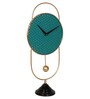 Green & Gold Oval Table Clock