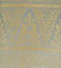 Green and Gold Polyester Jacquard 16x16 inches Cushion Cover Set of 2