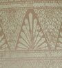 Green and Gold Polyester Jacquard 16x16 inches Cushion Cover Set of 5