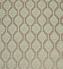 Green and Gold Polyester Jacquard 16x16 inches Cushion Cover Set of 5