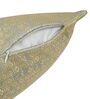 Green and Gold Polyester Jacquard 16x16 inches Cushion Cover Set of 5