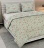 Green and Pink 100% COTTON Solid 105 GSM Double Bed Comforter