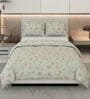Green and Pink 100% COTTON Solid 105 GSM Double Bed Comforter
