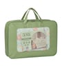 Green and Pink 100% COTTON Solid 105 GSM Double Bed Comforter