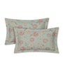 Green and Pink 100% COTTON Solid 105 GSM Double Bed Comforter