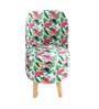 Green and Pink Bird Printed Chair & Stool