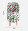 Green and Pink Bird Printed Chair & Stool