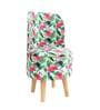 Green and Pink Bird Printed Chair & Stool