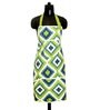Puzzled Cream & Green Cotton (Set of 8) Kitchen Linen Set