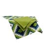 Puzzled Cream & Green Cotton (Set of 8) Kitchen Linen Set
