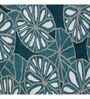 Green and White Engels Abstract Wool 3ft x 3ft Hand Tufted Carpet